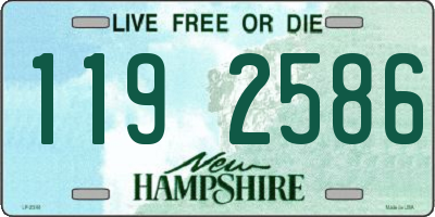 NH license plate 1192586