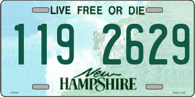 NH license plate 1192629