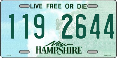 NH license plate 1192644