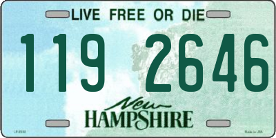 NH license plate 1192646