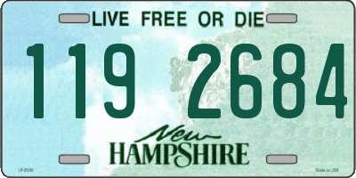 NH license plate 1192684