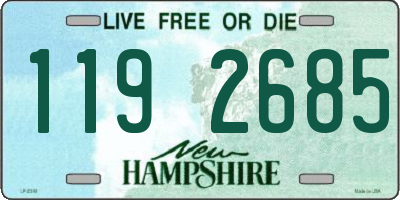 NH license plate 1192685