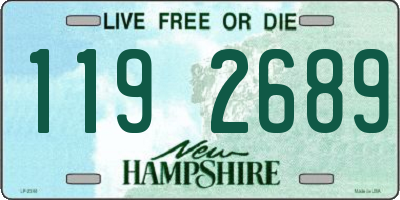 NH license plate 1192689