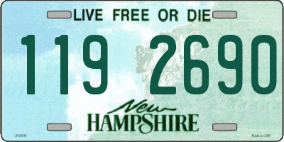NH license plate 1192690