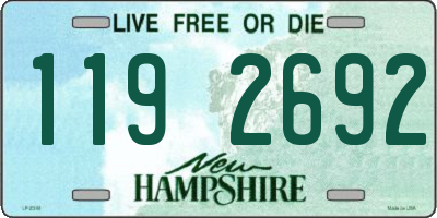 NH license plate 1192692