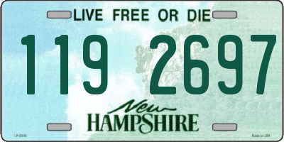 NH license plate 1192697