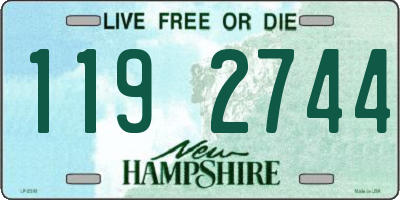 NH license plate 1192744