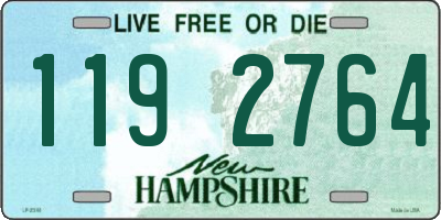 NH license plate 1192764