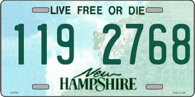 NH license plate 1192768