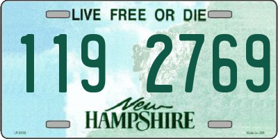 NH license plate 1192769