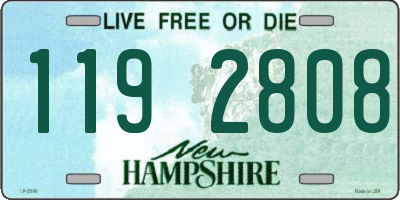 NH license plate 1192808