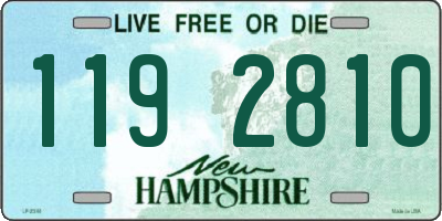 NH license plate 1192810