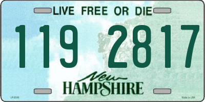 NH license plate 1192817