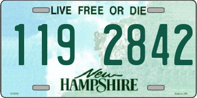 NH license plate 1192842
