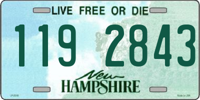NH license plate 1192843