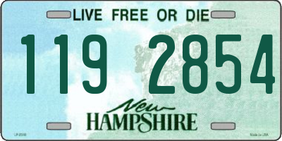 NH license plate 1192854