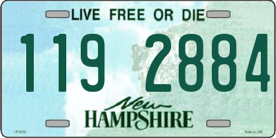NH license plate 1192884