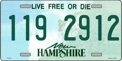 NH license plate 1192912