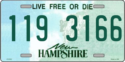 NH license plate 1193166