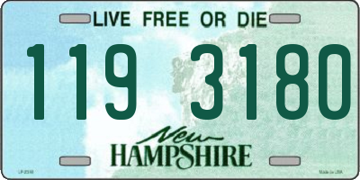 NH license plate 1193180