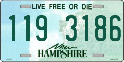 NH license plate 1193186