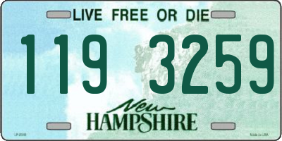 NH license plate 1193259