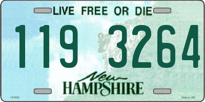 NH license plate 1193264