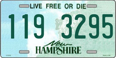 NH license plate 1193295