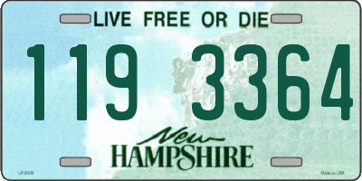 NH license plate 1193364
