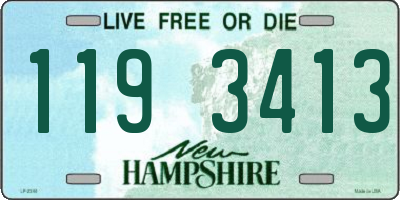 NH license plate 1193413