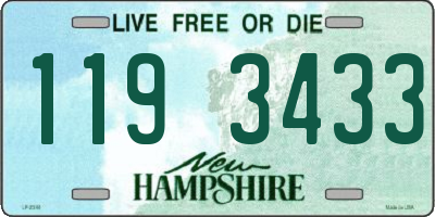 NH license plate 1193433