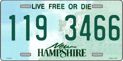 NH license plate 1193466
