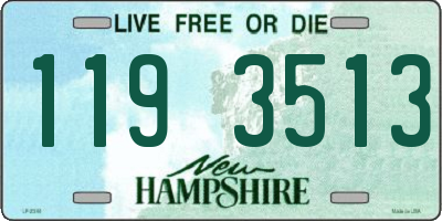 NH license plate 1193513