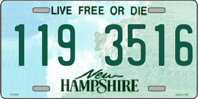 NH license plate 1193516