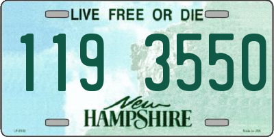NH license plate 1193550