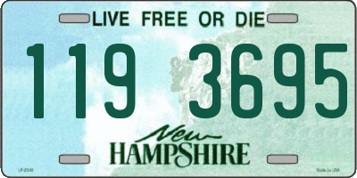 NH license plate 1193695