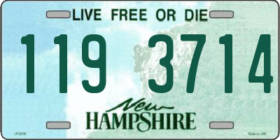 NH license plate 1193714