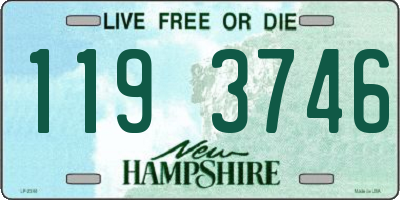 NH license plate 1193746