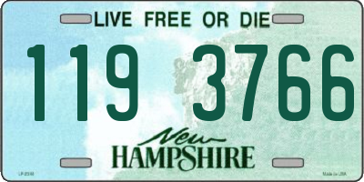 NH license plate 1193766