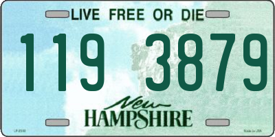 NH license plate 1193879