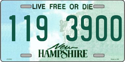 NH license plate 1193900