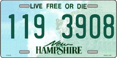 NH license plate 1193908