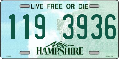 NH license plate 1193936
