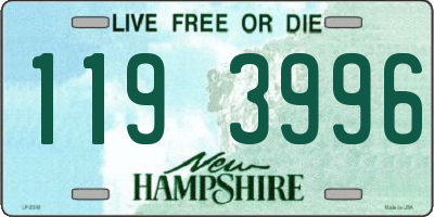 NH license plate 1193996