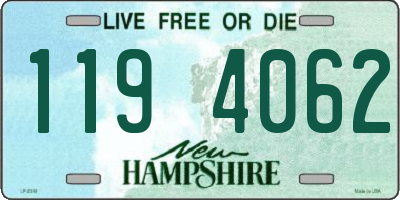 NH license plate 1194062