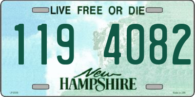 NH license plate 1194082