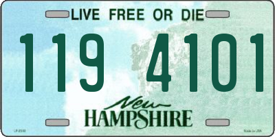 NH license plate 1194101