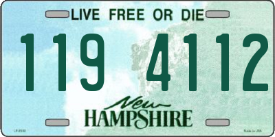 NH license plate 1194112