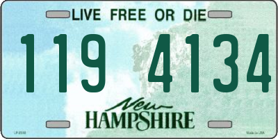 NH license plate 1194134