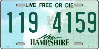 NH license plate 1194159